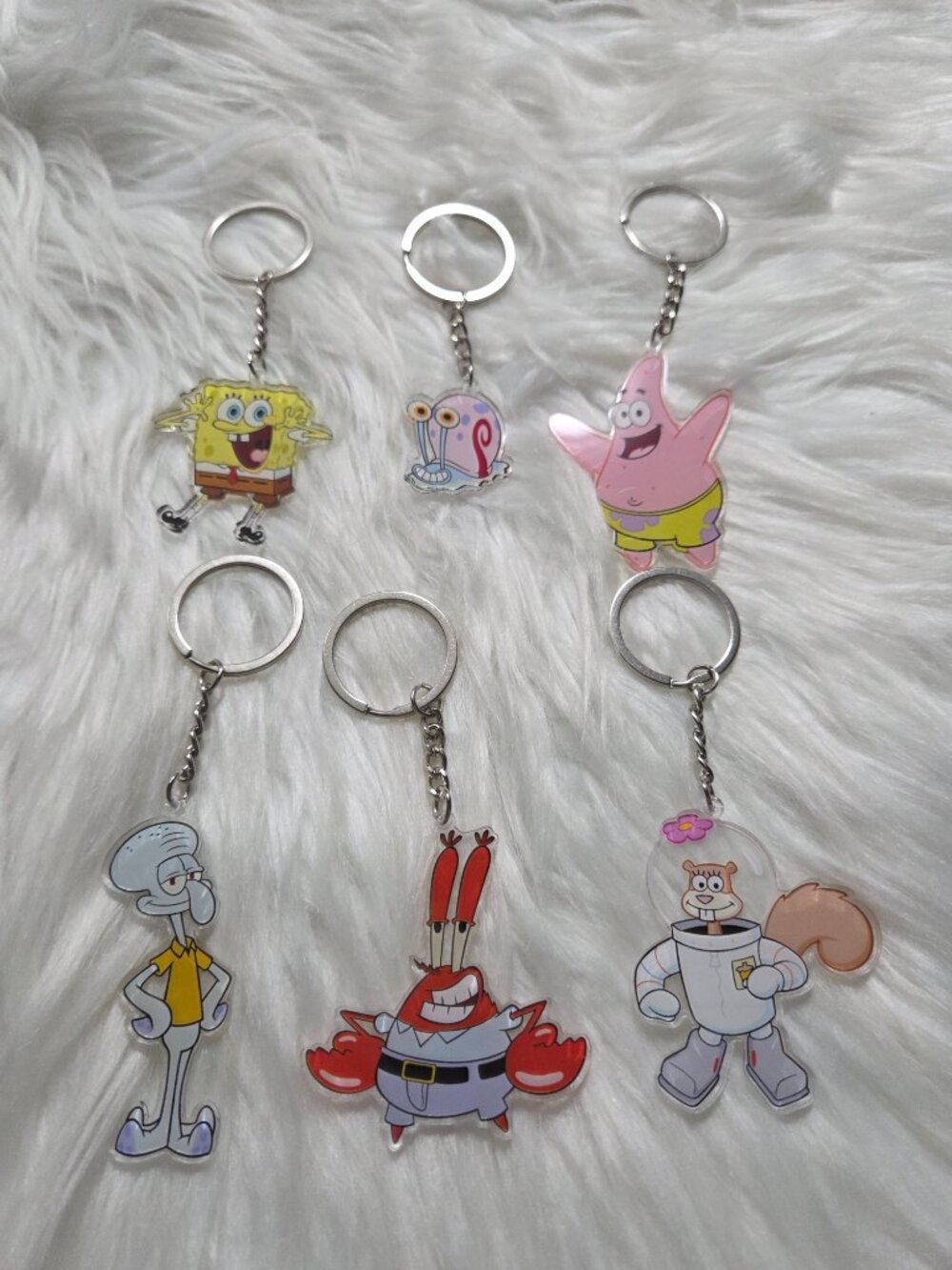 SpongeBob Squarepants Character Keychain Set - Picture 4 of 6